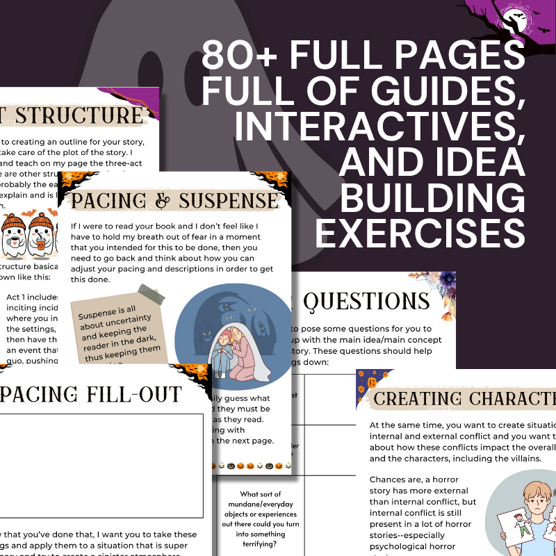 The guide and workbook for writing horror stories