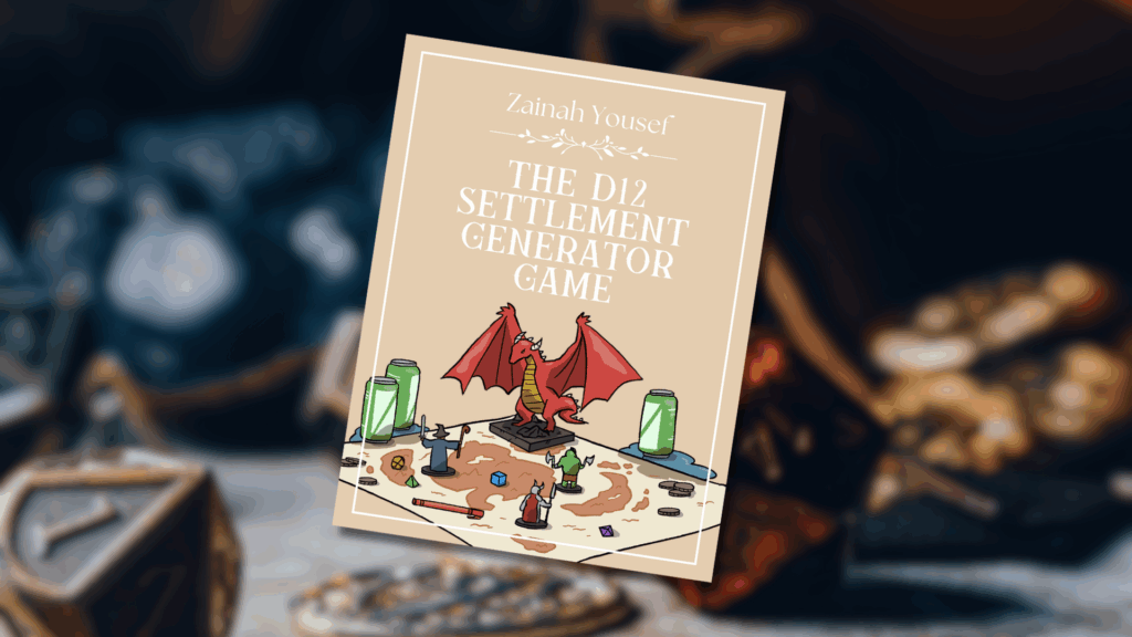 the d12 settlement generator game to create a town in less than a minute