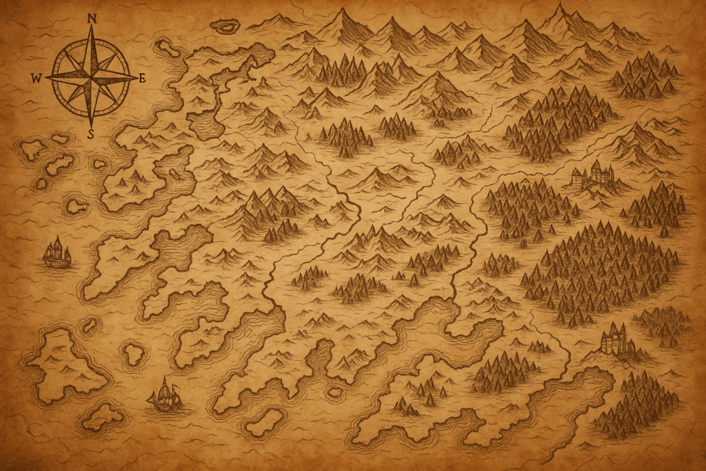 how to create a fantasy map for a world