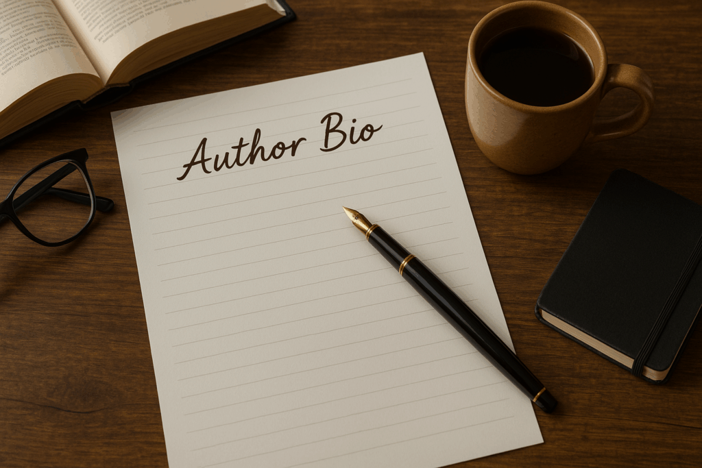 how to write an amazing author bio the right way