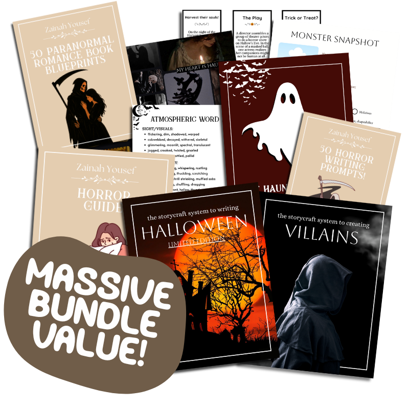 massive halloween bundle toolkit for writers