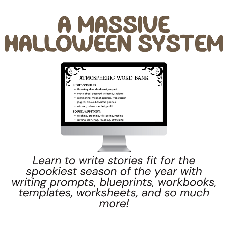 the biggest bundle for writers for halloween