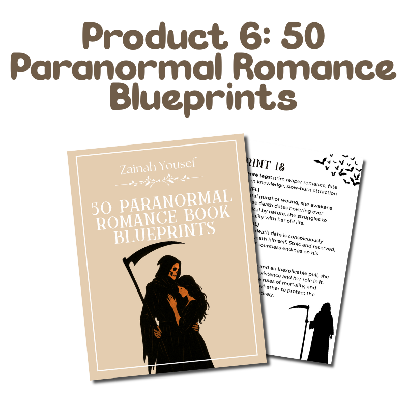 paranormal romance blueprints for halloween bundle