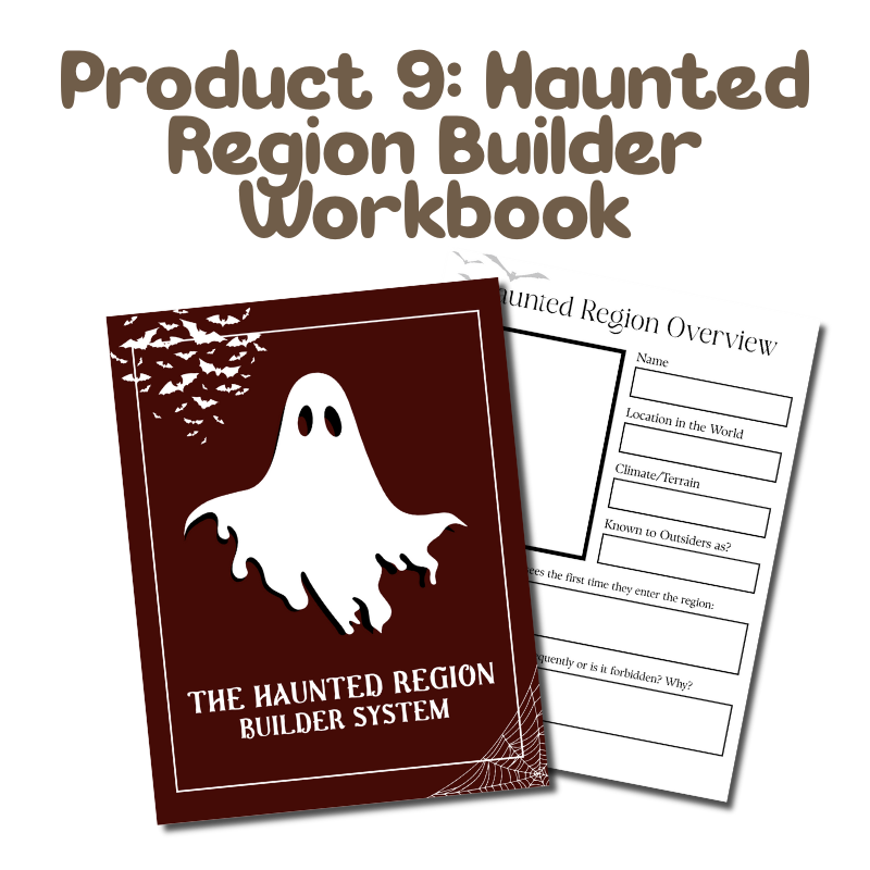 build a haunted region and town for a horror story