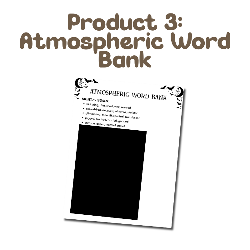 atmospheric word bank for halloween stories