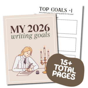 2026 writer's goal and resolution tracker
