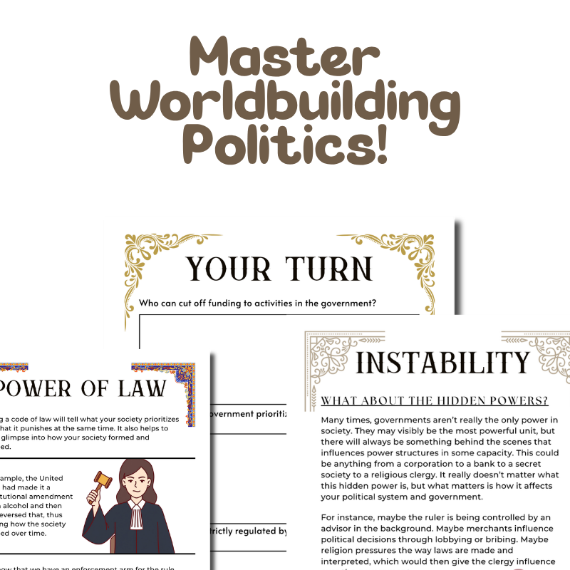 become a master at worldbuilding politics and government systems