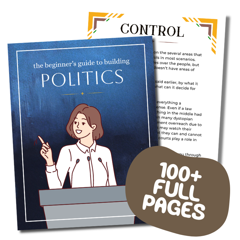 worldbuilding politics and government workbook and guide