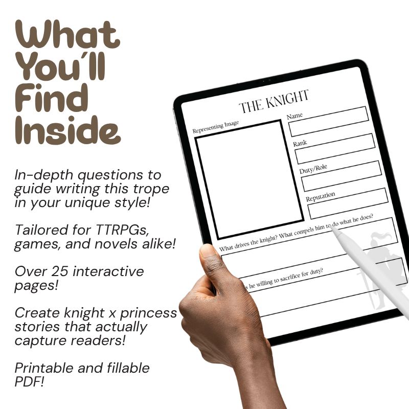 Knight x Princess Story Builder Workbook - 25+ Pages Printable and Fillable PDF Format - Image 3