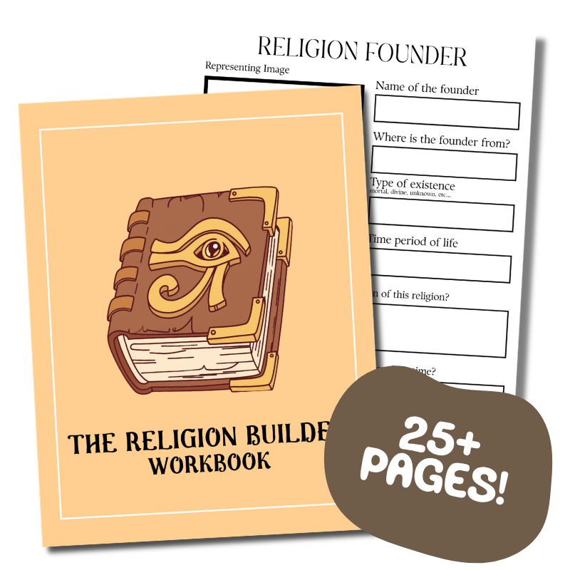 the best fantasy religion workbook for authors