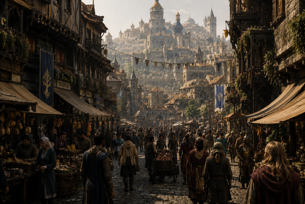 how to create a fantasy society that makes sense